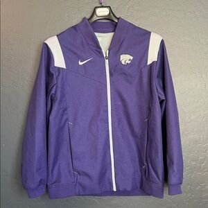 Nike Purple and White Athletic Jacket K-State official gear brand new.